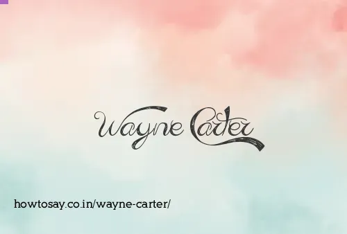 Wayne Carter