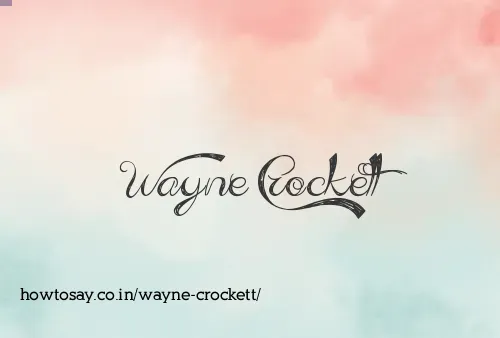 Wayne Crockett