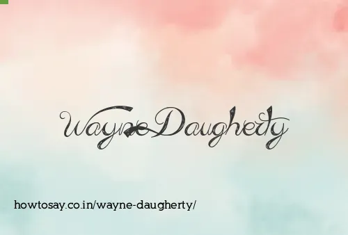 Wayne Daugherty