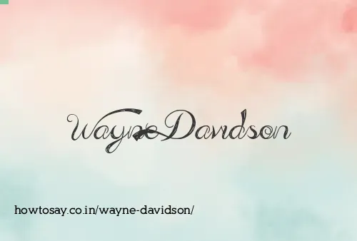 Wayne Davidson