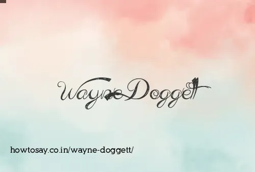 Wayne Doggett