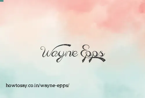 Wayne Epps