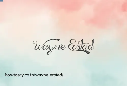 Wayne Erstad