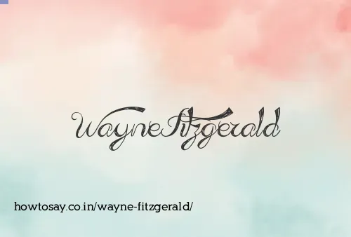 Wayne Fitzgerald