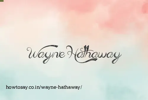 Wayne Hathaway