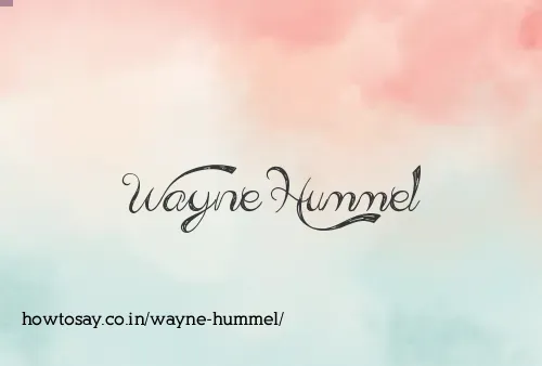Wayne Hummel