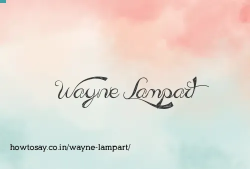 Wayne Lampart