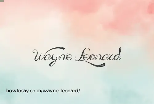 Wayne Leonard