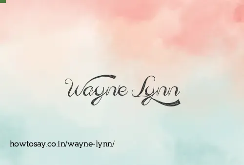 Wayne Lynn