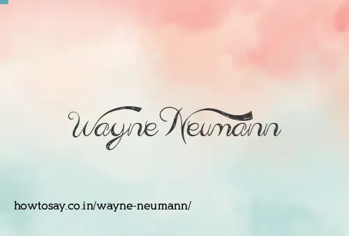 Wayne Neumann