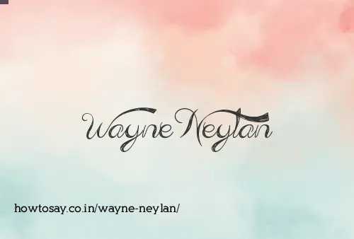 Wayne Neylan
