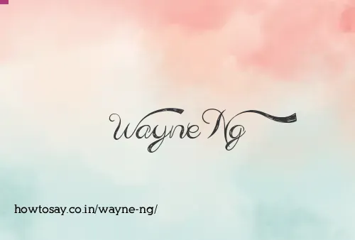 Wayne Ng