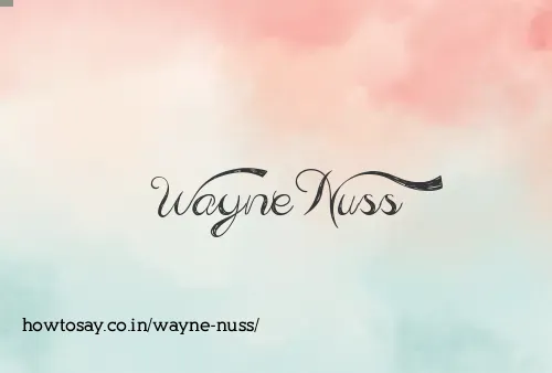 Wayne Nuss