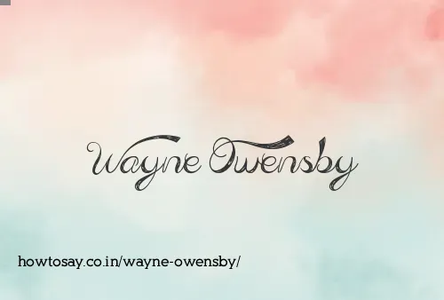 Wayne Owensby