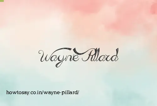 Wayne Pillard