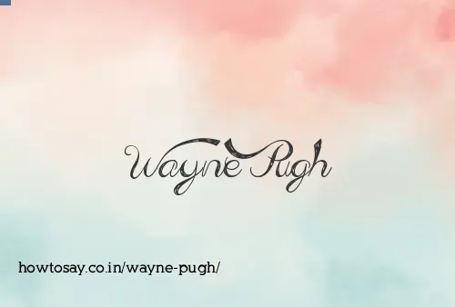 Wayne Pugh