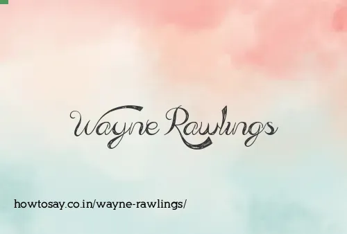 Wayne Rawlings
