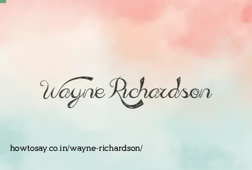 Wayne Richardson