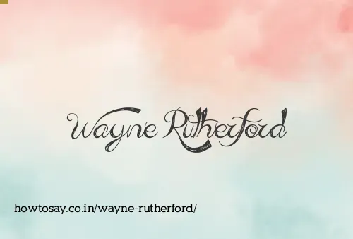 Wayne Rutherford