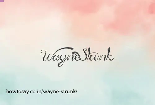Wayne Strunk