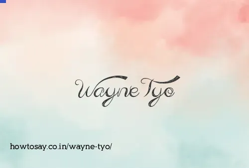 Wayne Tyo