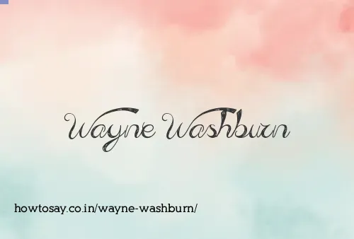 Wayne Washburn