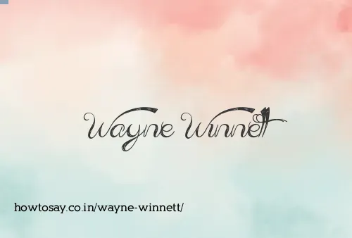 Wayne Winnett