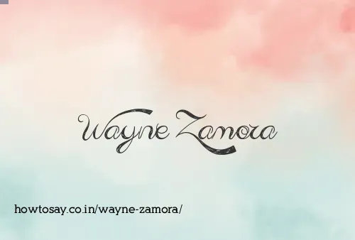 Wayne Zamora