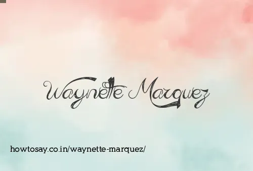 Waynette Marquez