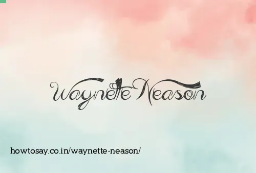Waynette Neason