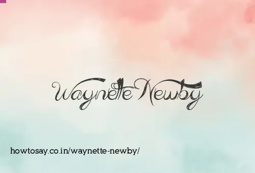 Waynette Newby
