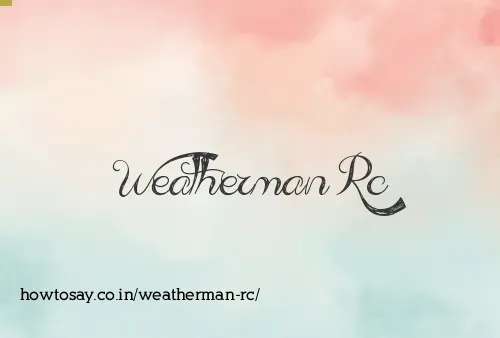 Weatherman Rc