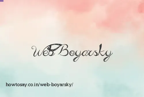 Web Boyarsky
