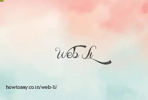 Web Li