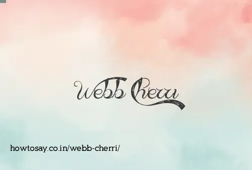 Webb Cherri