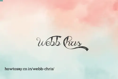 Webb Chris