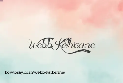 Webb Katherine