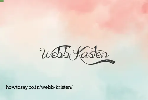 Webb Kristen