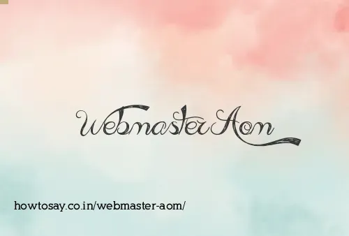 Webmaster Aom