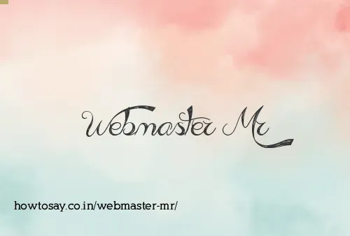 Webmaster Mr