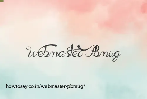 Webmaster Pbmug