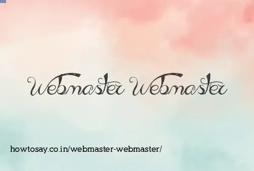 Webmaster Webmaster