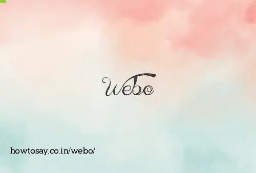 Webo