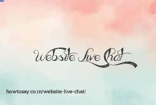 Website Live Chat