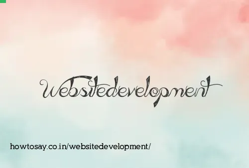 Websitedevelopment