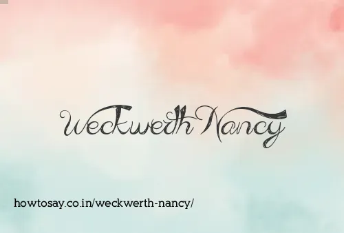 Weckwerth Nancy