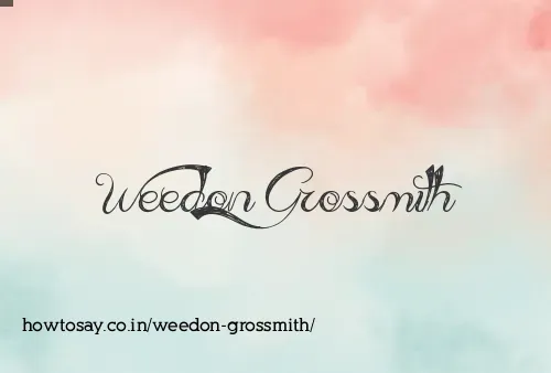Weedon Grossmith
