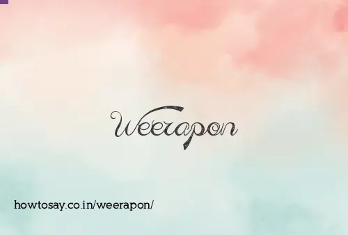 Weerapon