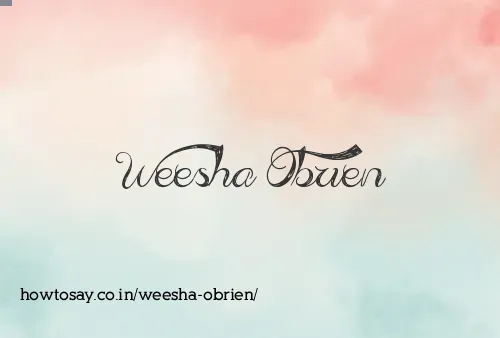 Weesha Obrien
