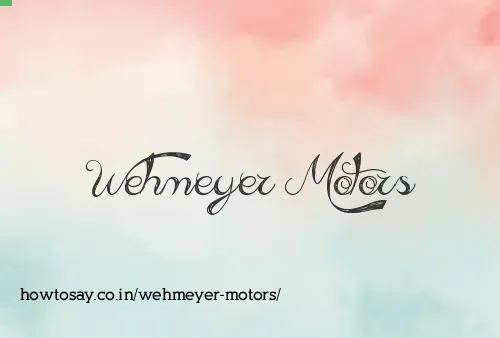 Wehmeyer Motors